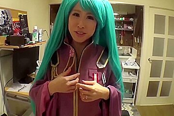 Hatsune Miku - Old Wives Cosplay! Neighbor Wife Wear Costume