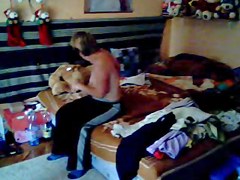 Hidden sex cam clip shows two lovers fucking
