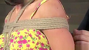Hogtied Bonded Slut Is Being Punished