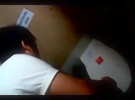Homosexual Thai in public shitter