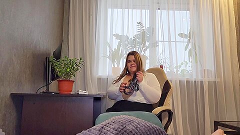 Horny Bbw Secretary Gets Fucked On Her Break - Creampie Time