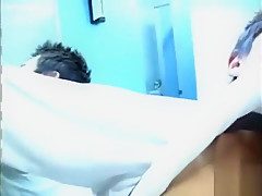 Hot Abs Japanese Fuck in Bathroom