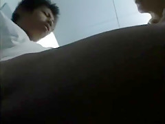 Hot Abs Japanese Fuck in Bathroom