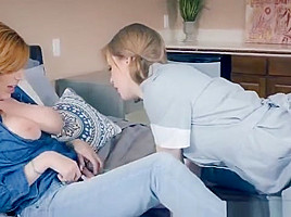 Hot And Horny Maid Pleasures Her Hot Boss