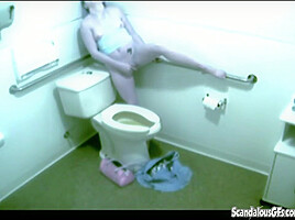 Hot Blonde gets Horny Fingering Public