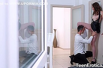 Hot Date With Tall And Sexy teen 18+ Ends With Cum In Her Mouth With Vika Lita