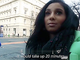 Hot Ria Rodrigez Gives An Intense Blowjob To A Stranger