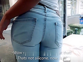 Hot Ria Rodrigez Gives An Intense Blowjob To A Stranger