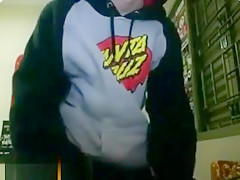 Hot Skater Boi Jacks Curved Cock And Cums