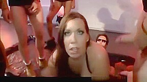 Hot and chunky brunette gets pissed on