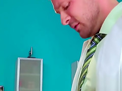 Hot boy is examined by his sexy doctor
