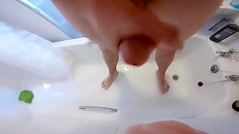 Hot collared Jay Lane face fuck POV and cums on camera lense