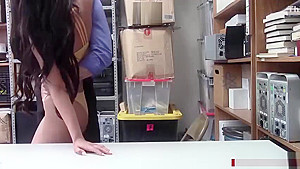 Hot latina fucked for stealing candies