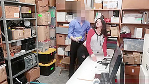Hot latina fucked for stealing candies