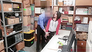 Hot latina fucked for stealing candies