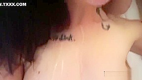 Hot pornstar bukkake with facial