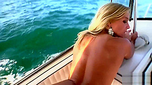 Hot sex action on the yacht