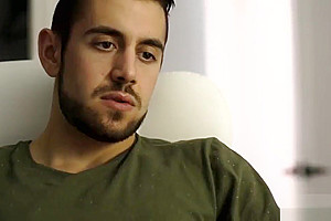 Hot slender shemale masturbated with a horny roommate