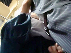 Hottest Japanese girl Kotomi Asakura, Hitomi Kitagawa, Mahiro Aine in Best Handjobs, Blowjob JAV scene
