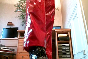 Hottest homemade shemale movie with Solo, Latex scenes
