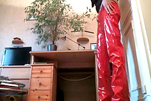 Hottest homemade shemale movie with Solo, Latex scenes