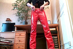Hottest homemade shemale movie with Solo, Latex scenes