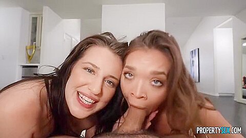 Househumpers - Katie Kush And Aubree Valentine We Work