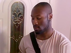 Hung ebony stud drilling his boyfriend