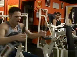 Hunky Latino got his tight anus stuffed by his Gym partner
