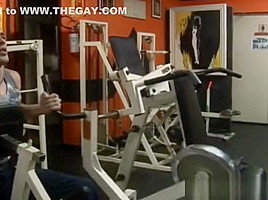 Hunky Latino got his tight anus stuffed by his Gym partner