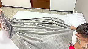 I Get Really Horny Watching My Stepsister Clean My Room, I Pay Her With Sex For Doing It