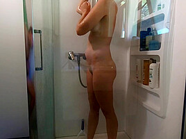 I Invite Myself In My Roommates Shower For An Hot Wet Fuck - Shower Sex - Hd