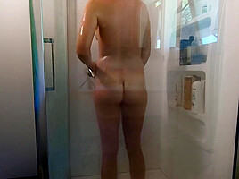 I Invite Myself In My Roommates Shower For An Hot Wet Fuck - Shower Sex - Hd