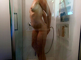 I Invite Myself In My Roommates Shower For An Hot Wet Fuck - Shower Sex - Hd