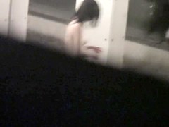 I am hiding in bushes and spying naked girl in sauna nri013 00
