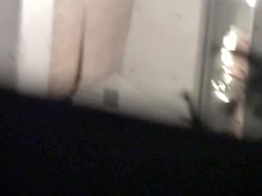I am hiding in bushes and spying naked girl in sauna nri013 00