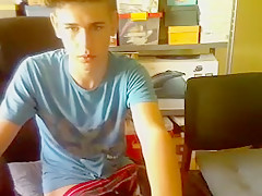 Incredible male in crazy amature, cum shots homo adult clip