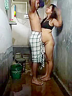 Indian Bathroom Romance Foreplay Clip