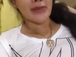 Indonesian MILF Dark Nipple see through