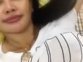 Indonesian MILF Dark Nipple see through