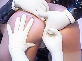 Ineta Nikoletta and Judith are latex freaks and their slave
