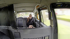 Inked american taxi babe jizzed on spex