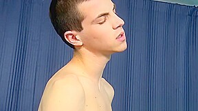 Inked twink cums while being fuked in the ass