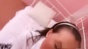 Insane blowjob of brunette