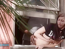 Isiah Maxwell In Small Tit White Girl Caroline Sweets Gets Pounded By Bbc