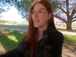 Jane Rogers - Petite Redhead Fucked Hard During Porn Casting