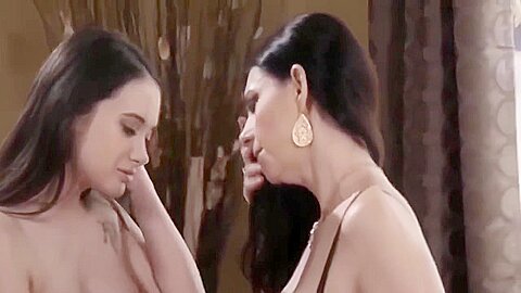 Jane Wilde And Lesbian - Brunette - Ass Licking - Stepmom - Stepdaughter - Lingerie - Masturbation - Mature - Sc 4