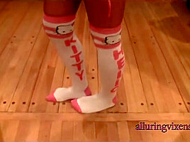 Janice in socks and a bikini - Alluringvixens