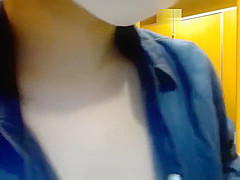 Japanese BigTits Get Caught Naked & Masturbate At Manga Cafe Live Chat 2