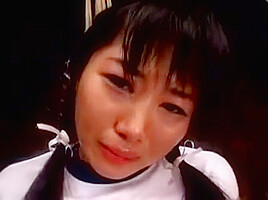 Japanese Sex Slave Is Strung Up And Gets Her Pussy Toyed An